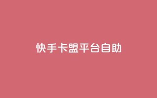 快手卡盟平台自助,子潇网络平台有哪些 - QQ支付平台买赞 - 卡盟最低自助下单官网
