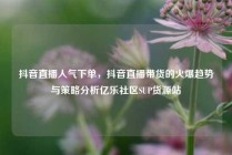 抖音直播人气下单，抖音直播带货的火爆趋势与策略分析亿乐社区SUP货源站